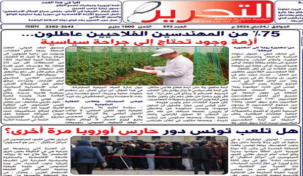 العدد 593 من جريدة التحرير