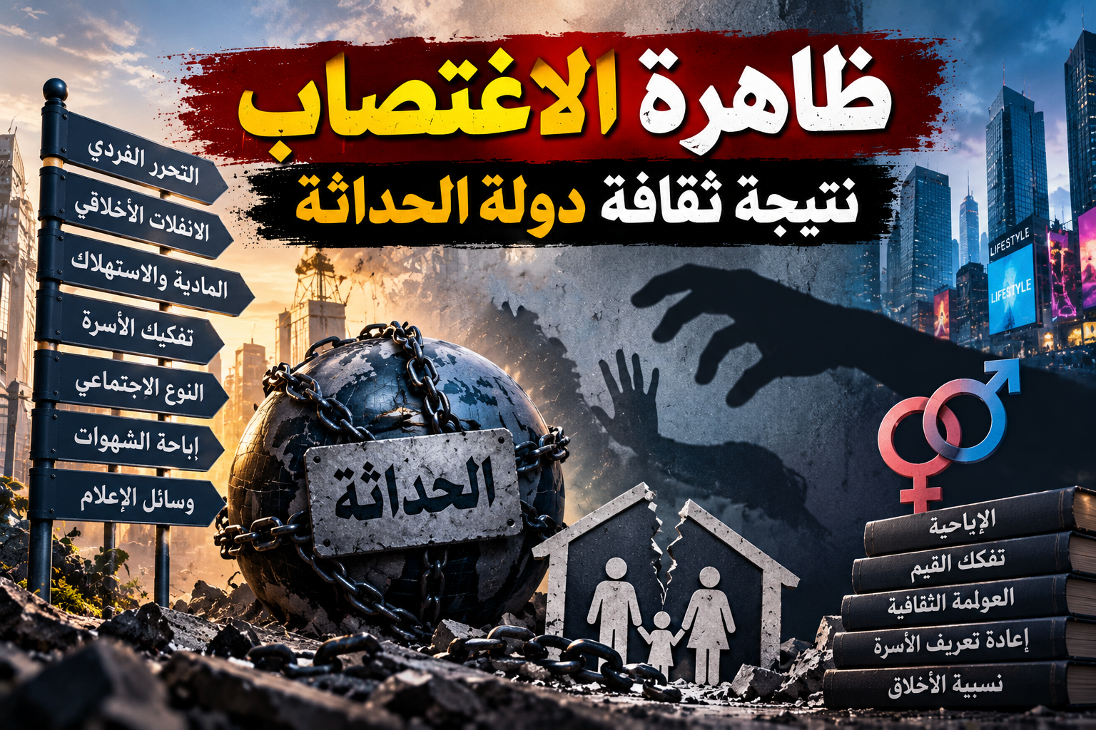 ظاهرة الاغتصاب نتيجة ثقافة  دولة الحداثة